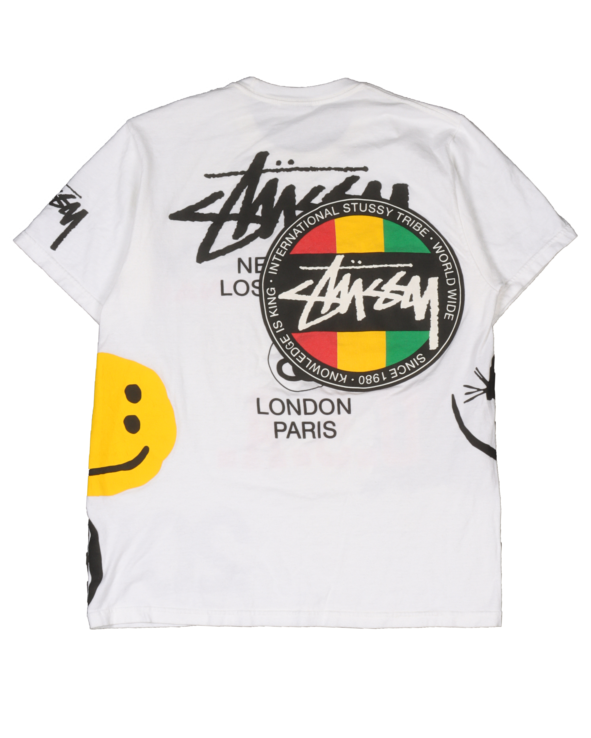 Stussy DSM LA 4th of July Patriotic T-Shirt - Vintage Graphic Tee for Men & Women - Perfect for Independence Day Celebrations, Casual Wear & Street Style
