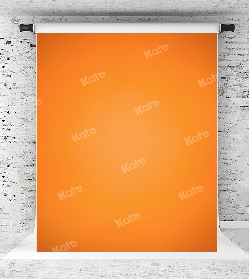 6.5x10ft Light Orange Photography Backdrop - Modern Gradient Portrait Background for Studio, Newborn, Maternity & Family Photos | Durable Vinyl Backdrop for Professional Photography