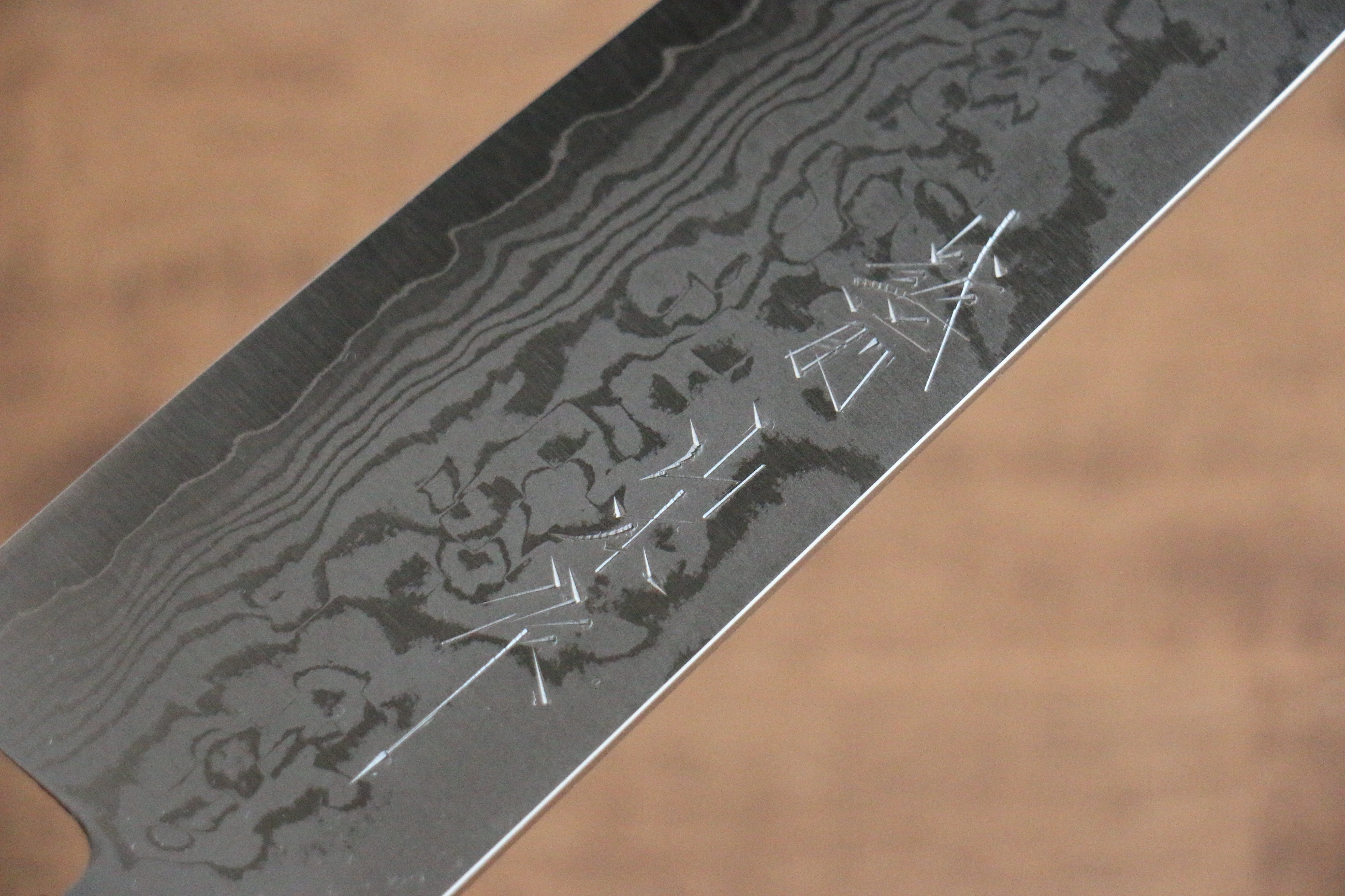 Premium Nao Yamamoto VG10 Damascus Santoku Knife 170mm - Black Pakkawood Handle - Japanese Kitchen Knife for Slicing, Dicing & Chopping Vegetables, Meat & Fish - Perfect for Home Chefs & Professional Kitchens