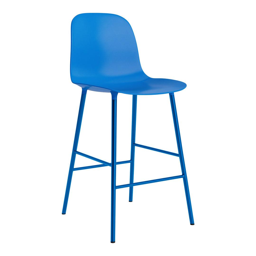 Modern Form Counter Stool - Adjustable Height Bar Stool for Kitchen Island, Breakfast Nook & Home Bar - Sleek Contemporary Design for Dining & Entertaining