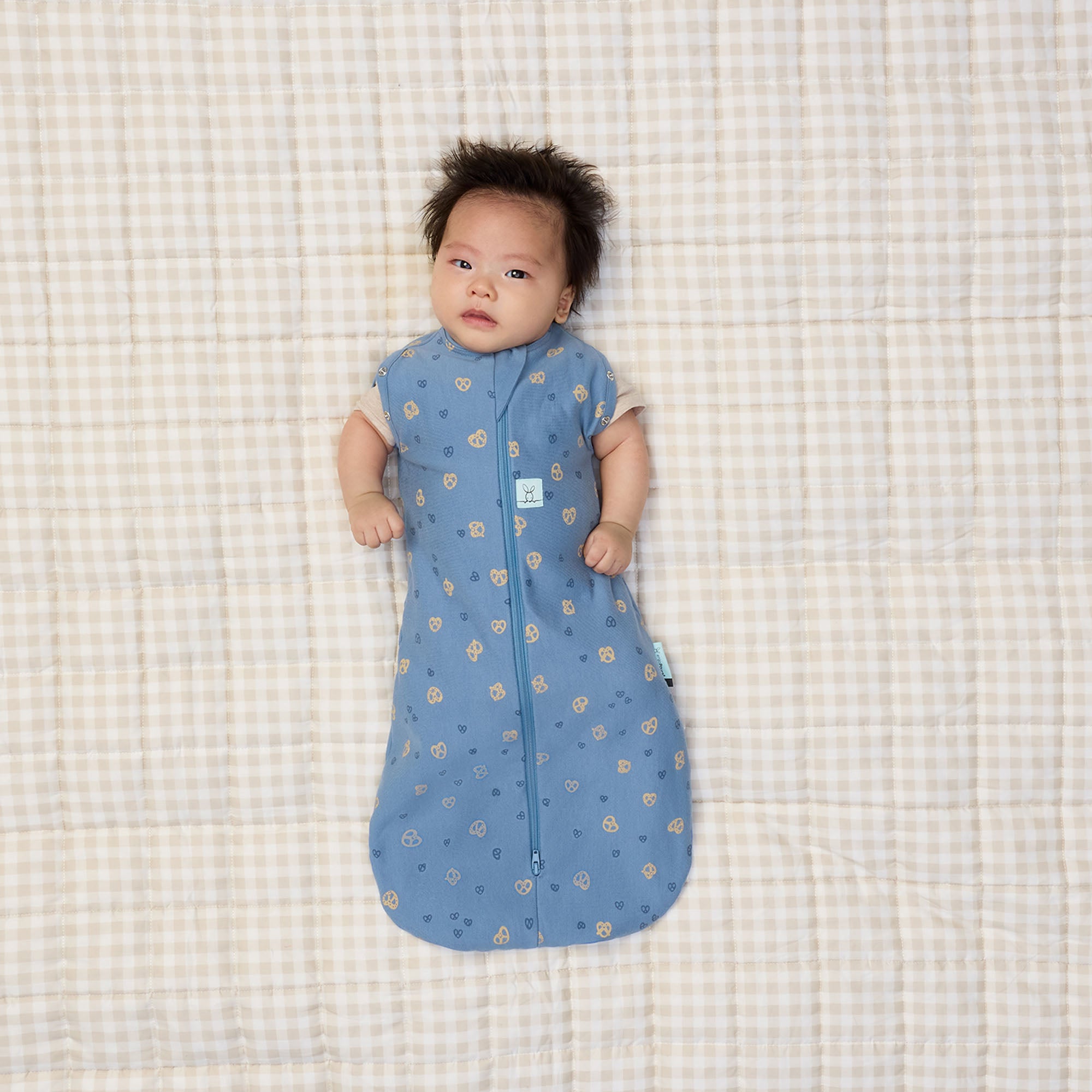 ErgoPouch Cocoon Zip Swaddle Bag 1.0 TOG for Newborns - Soft Baby Sleep Sack for Safe Swaddling - Perfect for Nursery, Daycare & Travel
