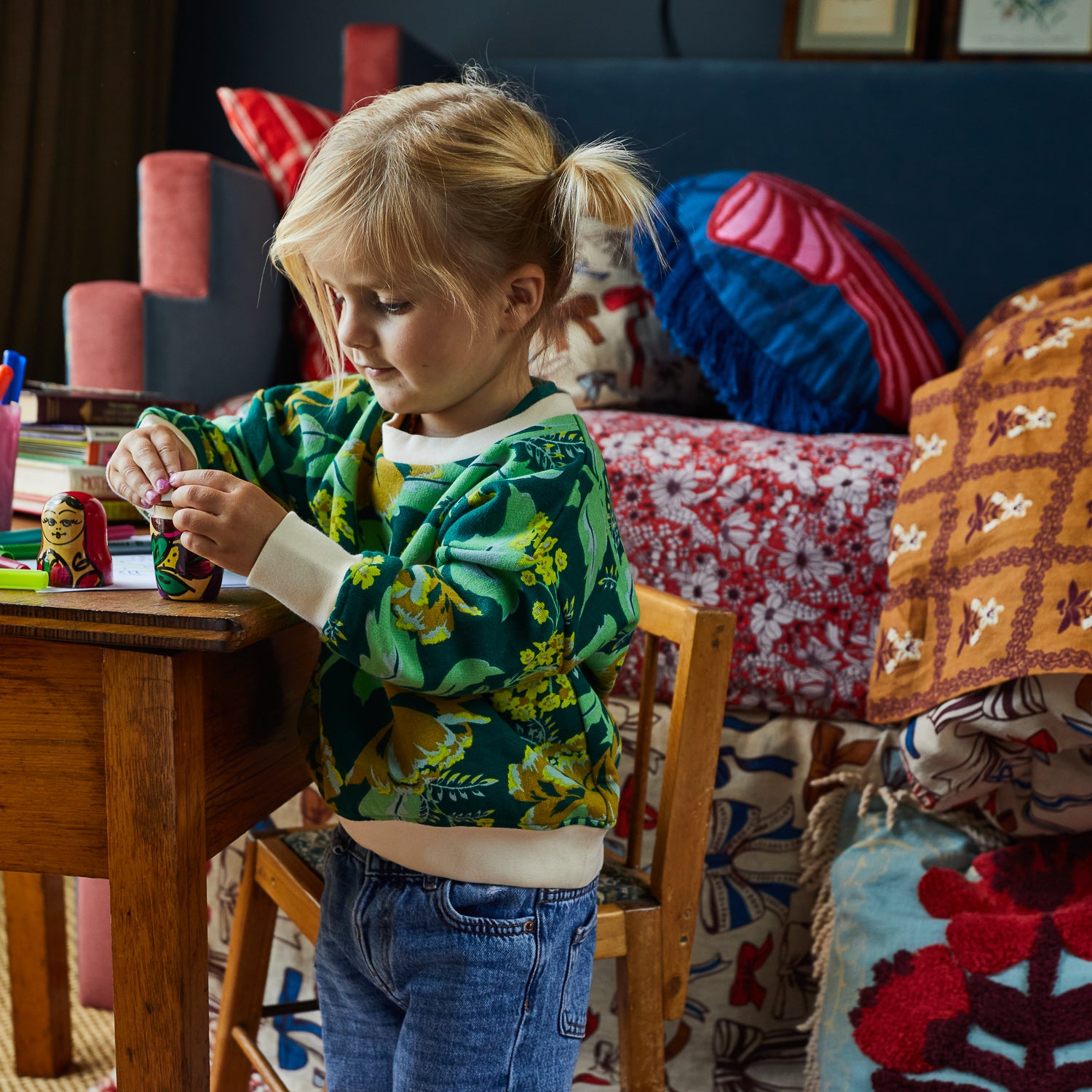 Margot Kids Sweater - Soft & Cozy Knit Pullover for Girls & Boys | Warm Winter Clothing for School & Play