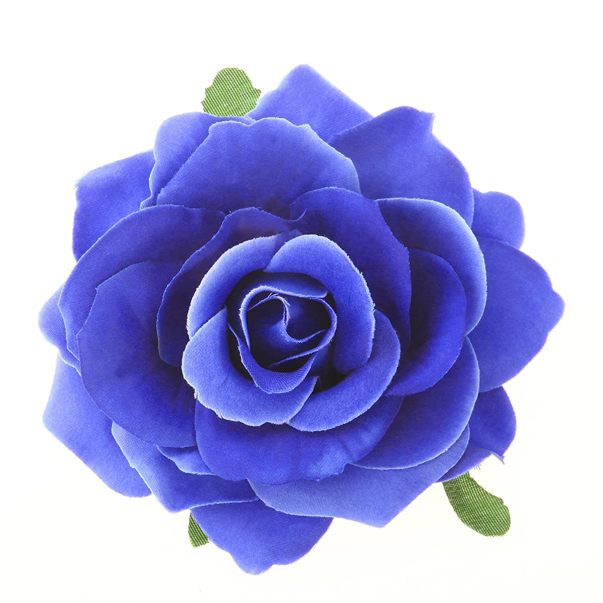 Uonlytech 2-in-1 Rose Flower Hair Clip & Brooch - Large Artificial Fabric Rose Hair Accessories for Women, Girls, Bridal Party - Perfect for Weddings, Prom, Parties & Special Occasions (Sky Blue)