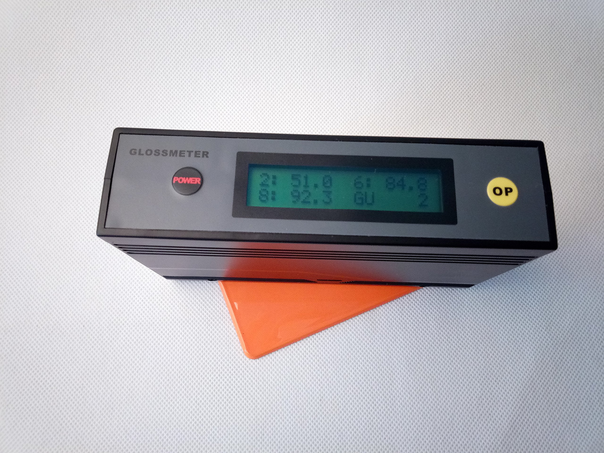 ETB-0833 Gloss Meter 20˚ 60˚ 85˚ Self-Calibrating Gloss Tester with 0-200GU Range - Perfect for Paint, Plastic, Metal & Automotive Surface Quality Testing