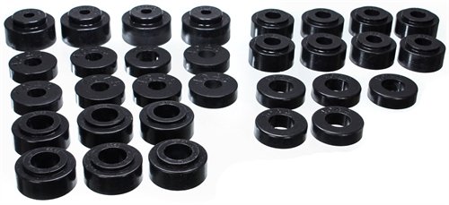Energy Suspension 3-4115G Body Mount Bushing Set - High Performance Polyurethane Bushings for Smooth Ride & Vibration Reduction - Perfect for Off-Road, Truck & SUV Suspension Upgrades