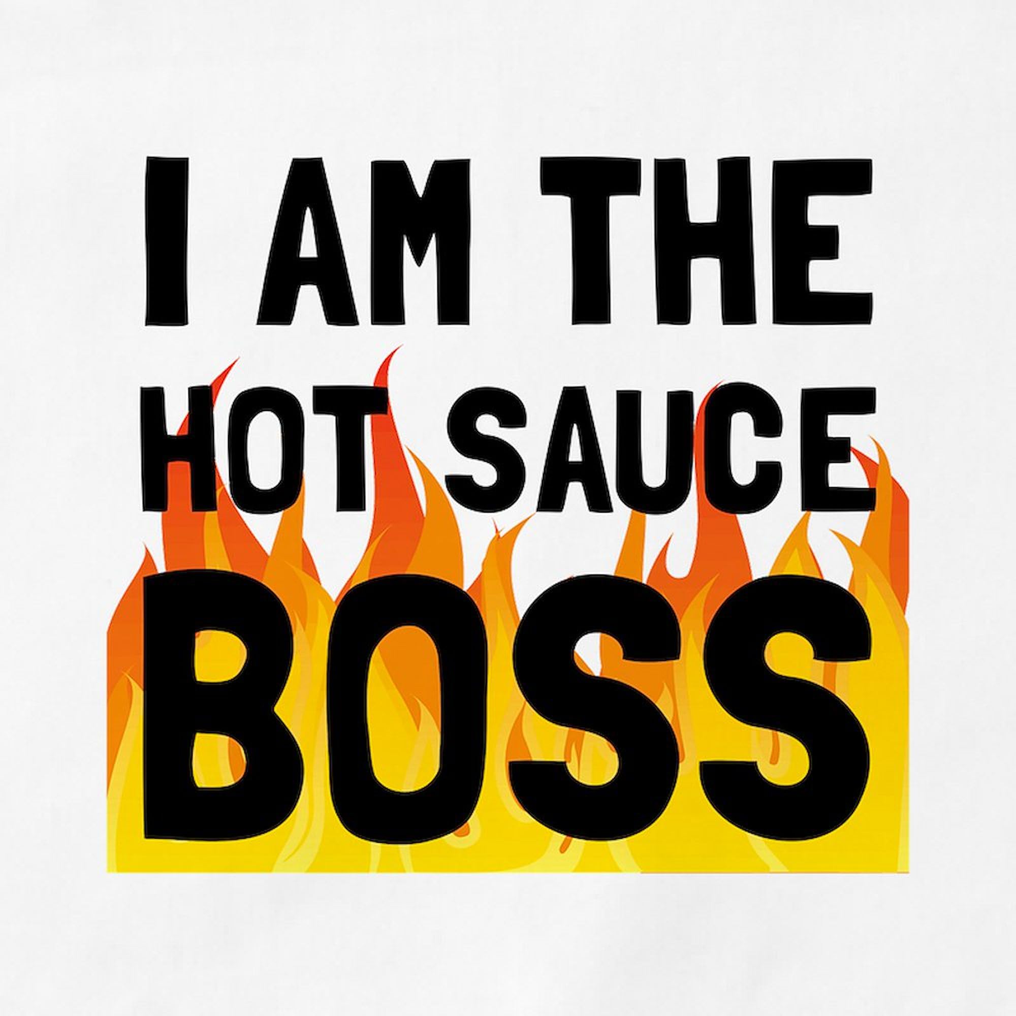 Hot Sauce Boss Kitchen Apron with Pockets - BBQ Grilling & Baking Apron for Cooking, Hosting & Outdoor Parties - Adjustable & Durable Chef Apron for Men & Women