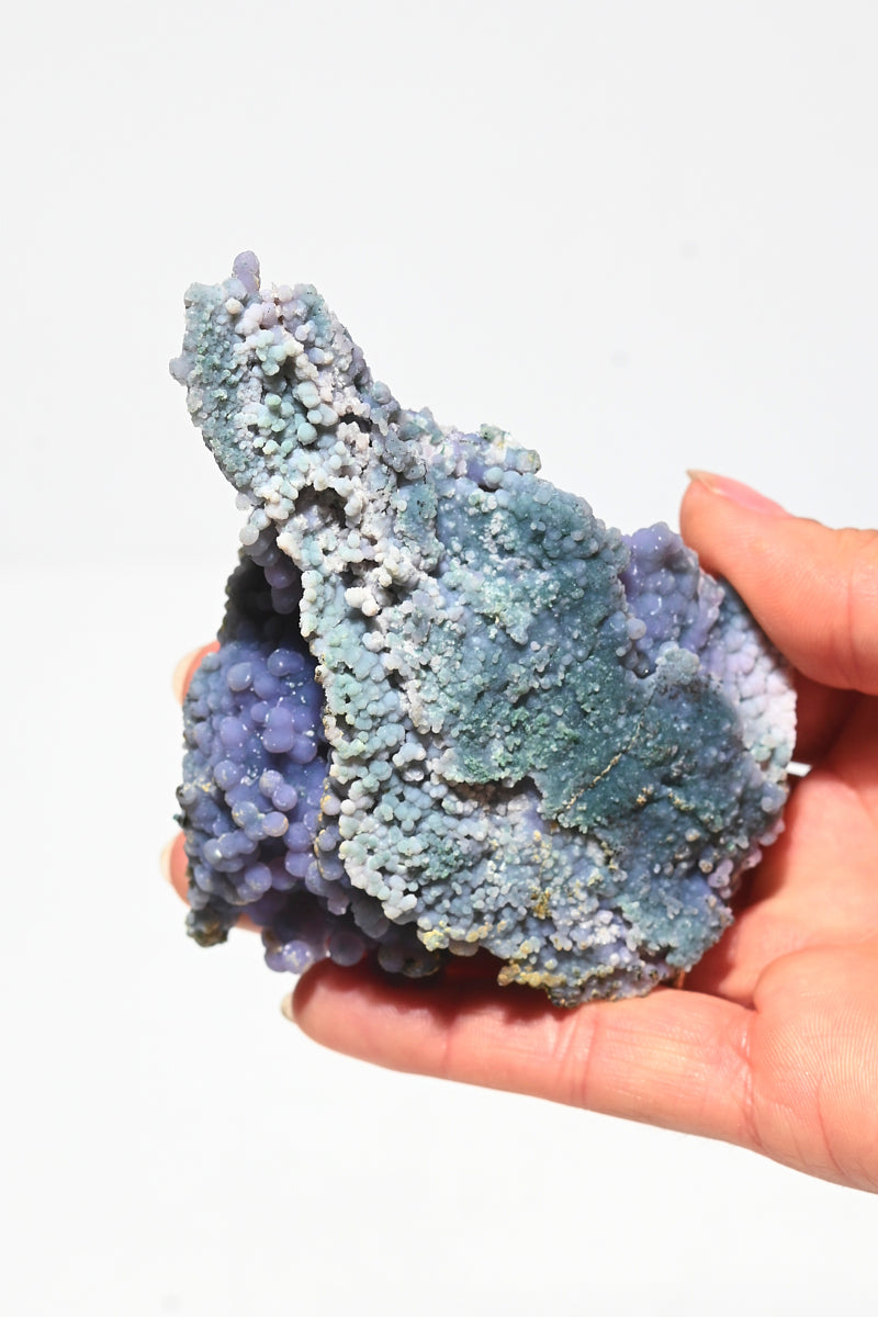 Natural Grape Agate Cluster - Unique Purple Crystal Specimen for Home Decor, Meditation & Healing | Perfect for Collectors, Gifts & Spiritual Practices