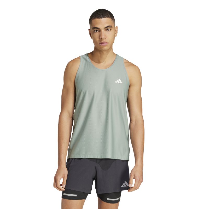 Adidas Men's Own The Run Tank Top - Lightweight Running Shirt for Gym, Workout & Training - Breathable & Moisture-Wicking Athletic Wear