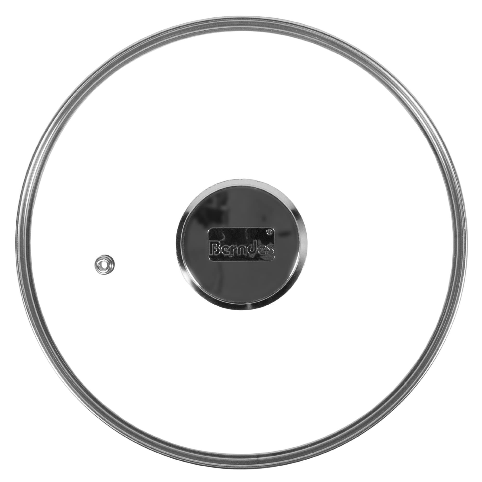 BERNDES 24cm Premium Glass Lid - Durable & Heat-Resistant Cookware Cover for Pots & Pans - Perfect for Stovetop Cooking, Baking & Serving