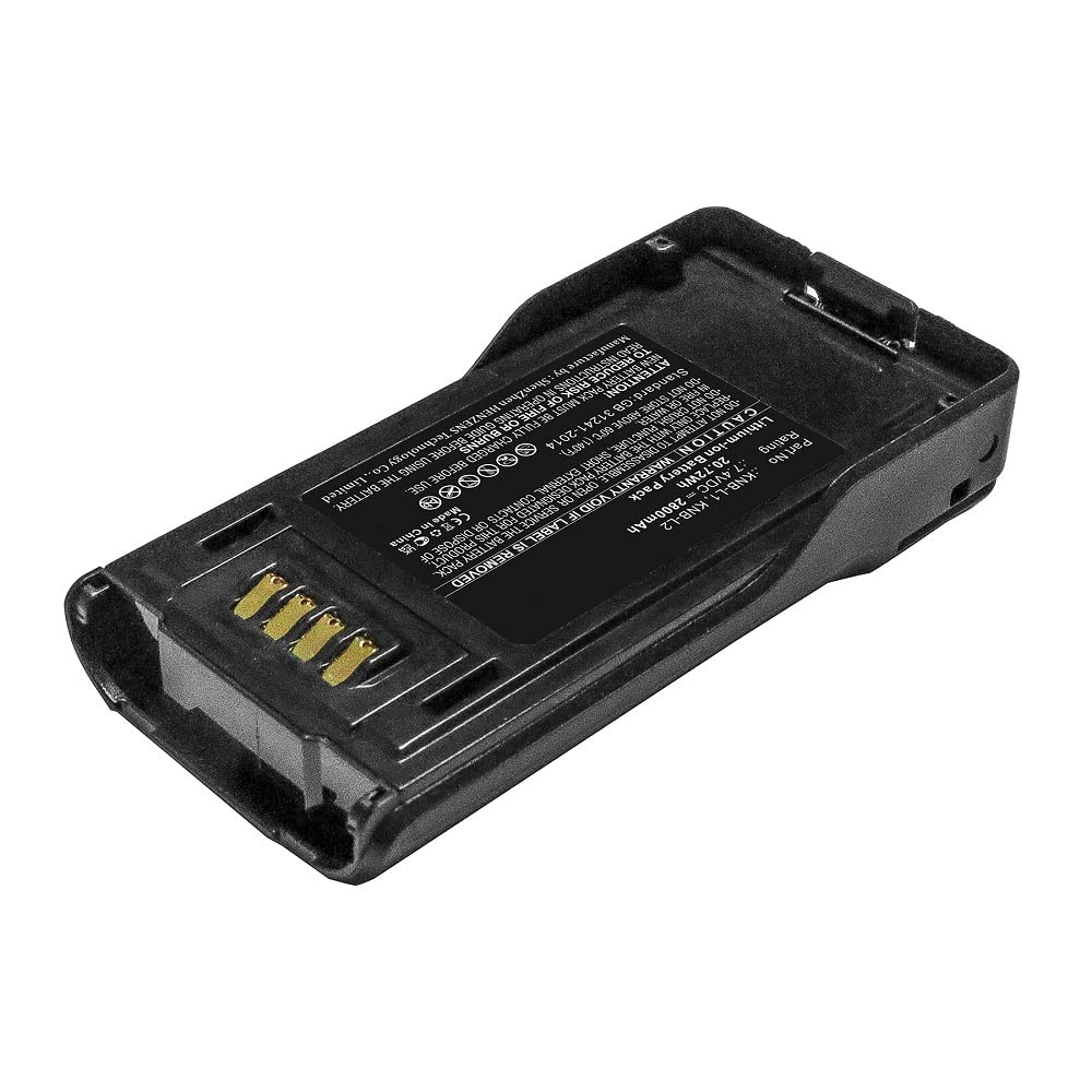 Synergy Digital 2-Way Radio Battery - 2800mAh Li-ion Replacement for Kenwood KNB-N4 & KNB-L1 | 7.4V High Capacity Walkie Talkie Battery | Perfect for Construction, Security & Outdoor Adventures