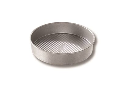 USA Pan Round Cake Pan - 8 Inch Nonstick Bakeware for Perfect Cakes, Pies & Desserts - Ideal for Baking, Home Kitchens & Professional Chefs