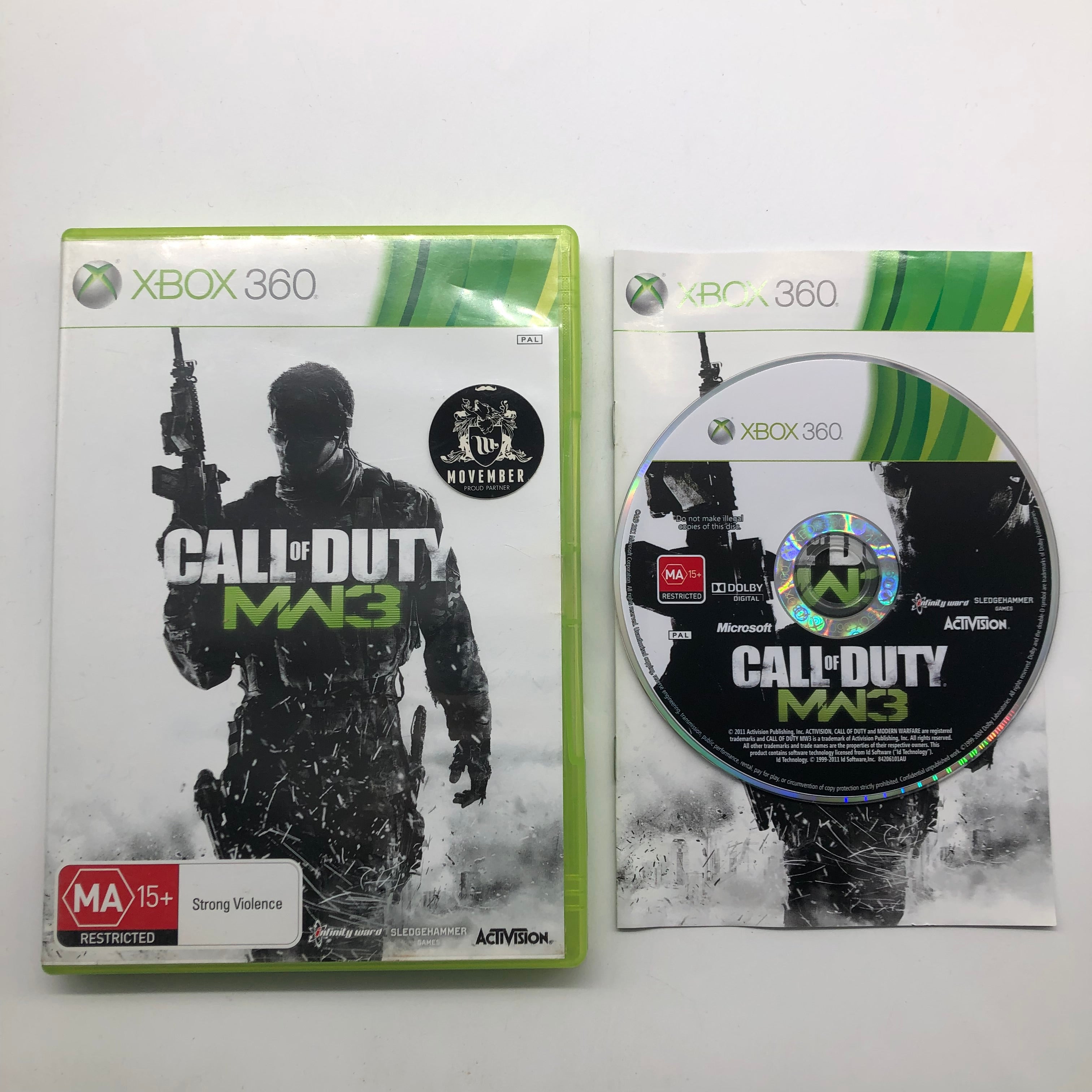 Call of Duty Modern Warfare 3 (MW3) Xbox 360 Game with Manual - PAL Version - Perfect for Multiplayer Gaming & Action-Packed Adventures