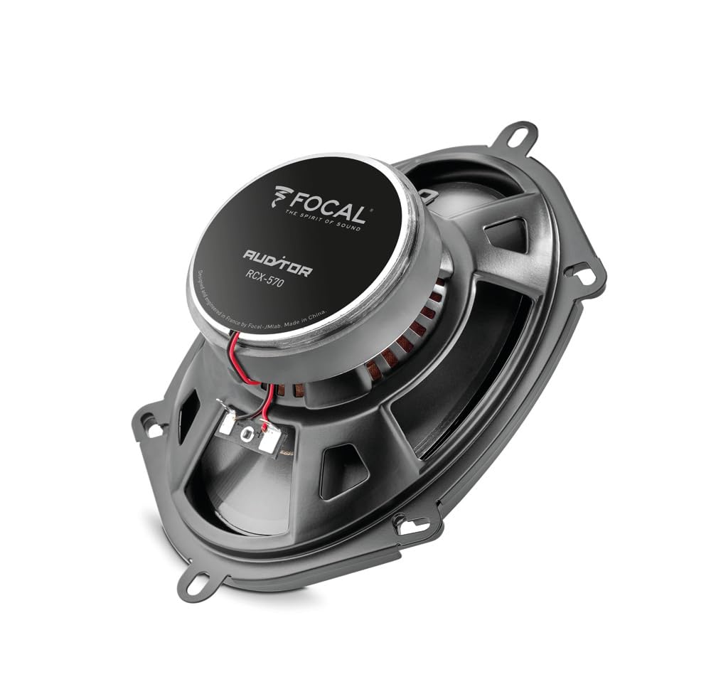 Focal RCX-570 Auditor Series 5x7 Inch 2-Way Coaxial Car Speakers (Pair) - Premium Sound for Cars, Trucks & SUVs - Perfect for Upgrading Factory Audio System