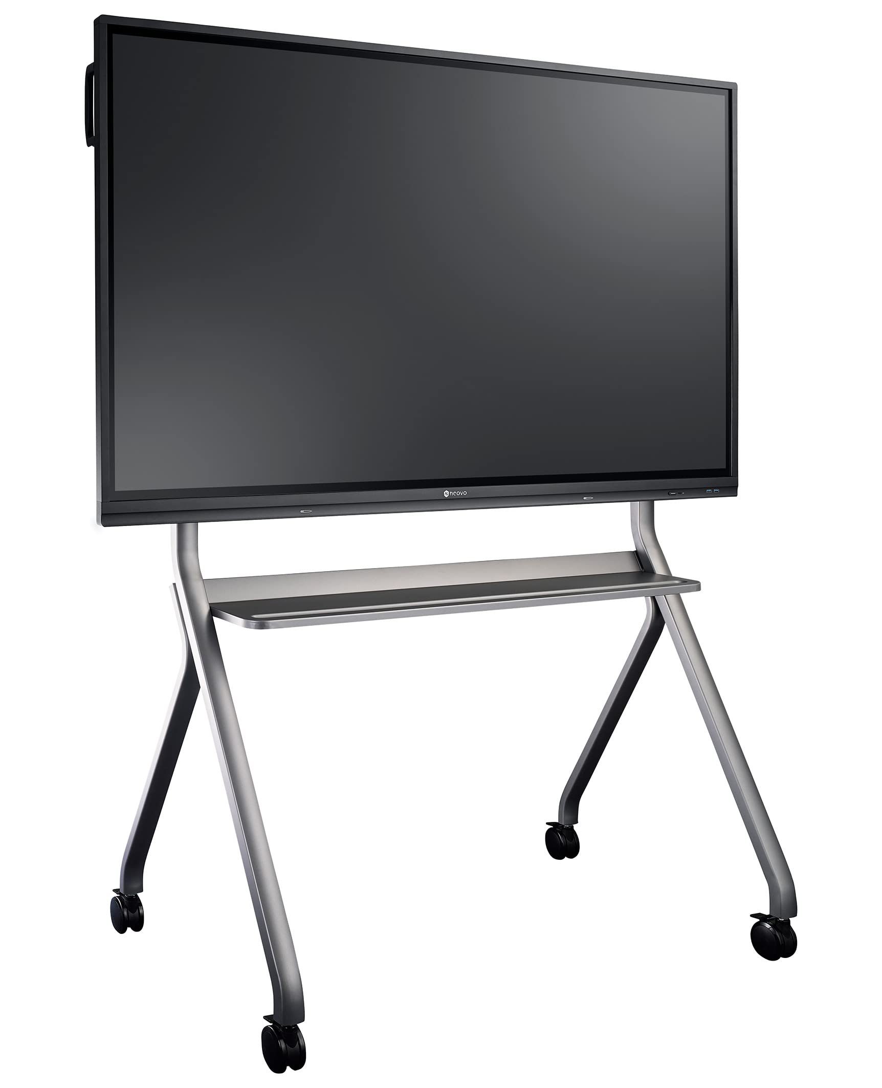 AG Neovo FMC-06 Interactive Whiteboard Stand - Adjustable Smart Display Stand with Floor Mounting Cart for Classrooms & Conference Rooms | Perfect for Presentations & Collaborative Learning