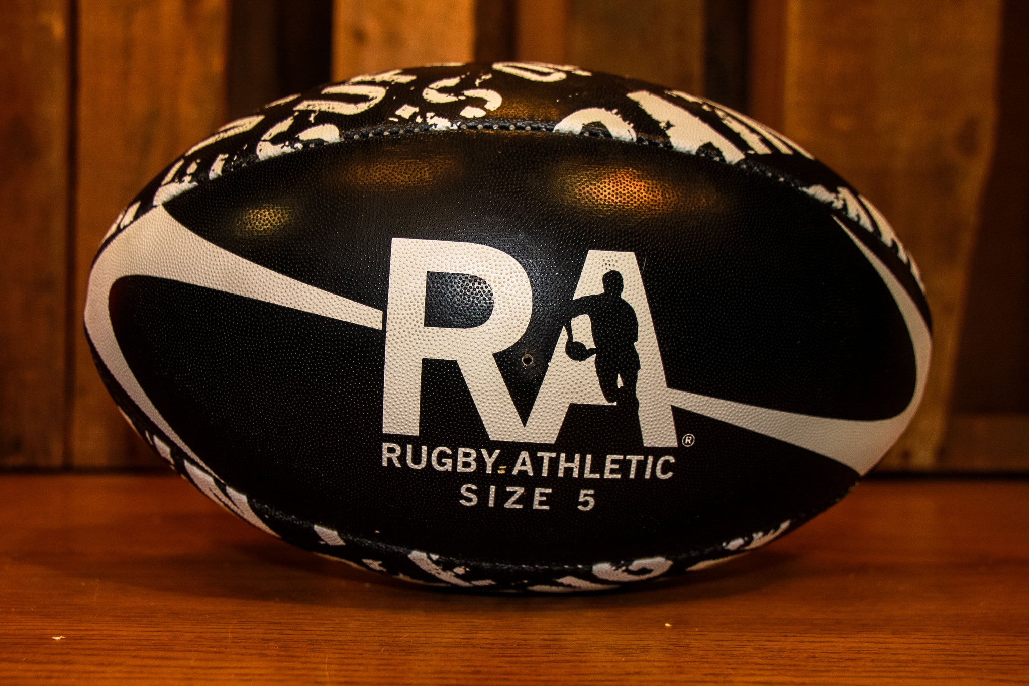 Premium Size 5 Rugby Ball for Competitive Play - Durable RA Pain is Inevitable Match Ball - Perfect for Training, Games & Tournaments