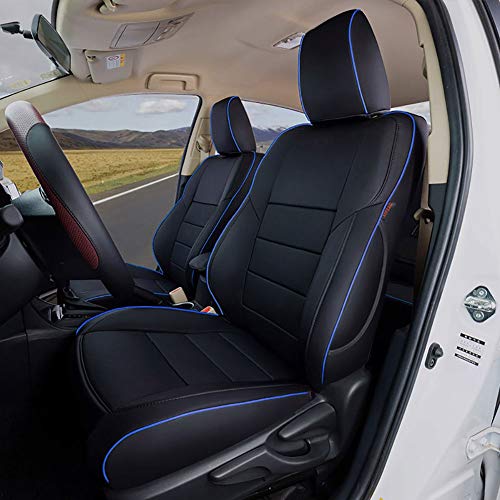Leather (Black with Blue Trim)