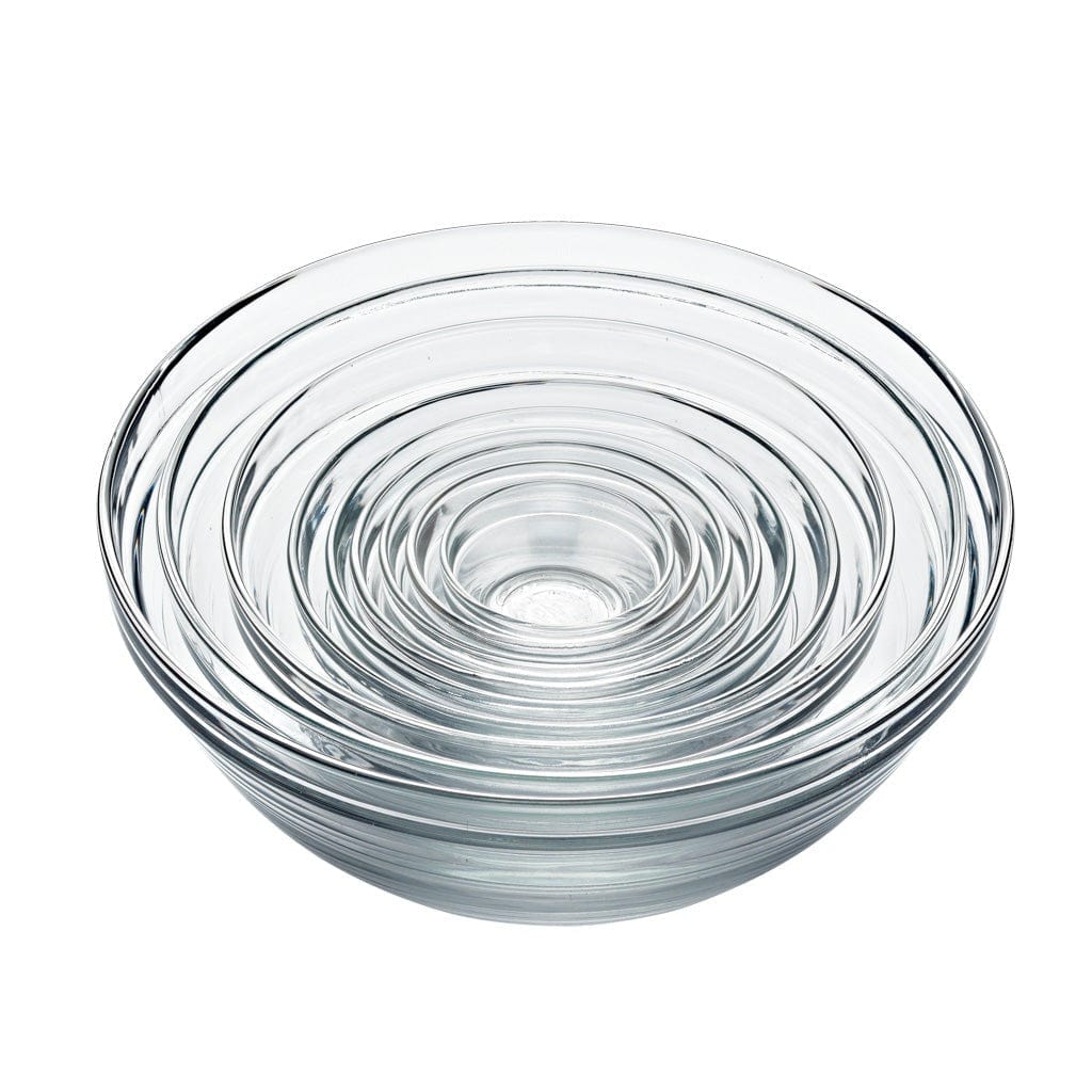 Duralex Le Gigogne Stackable & Durable Tempered Glass Bowls Set - French Made Kitchenware for Food Storage, Serving & Meal Prep - Available in Multiple Sizes - Perfect for Dining, Entertaining & Everyday Use