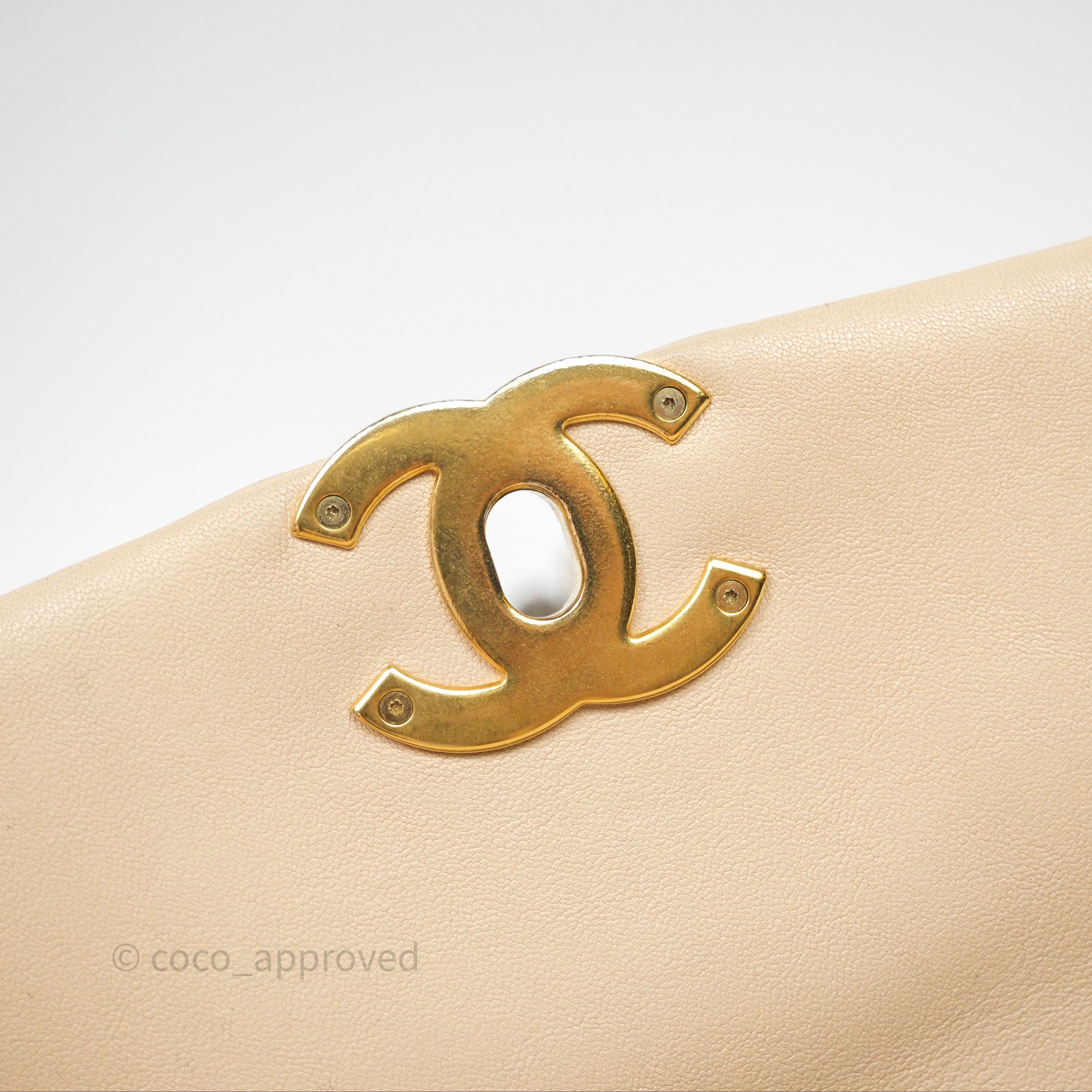 Chanel 19 Small Beige Mixed Hardware Flap Bag - Luxury Designer Handbag for Women | Perfect for Everyday Use, Work & Special Occasions