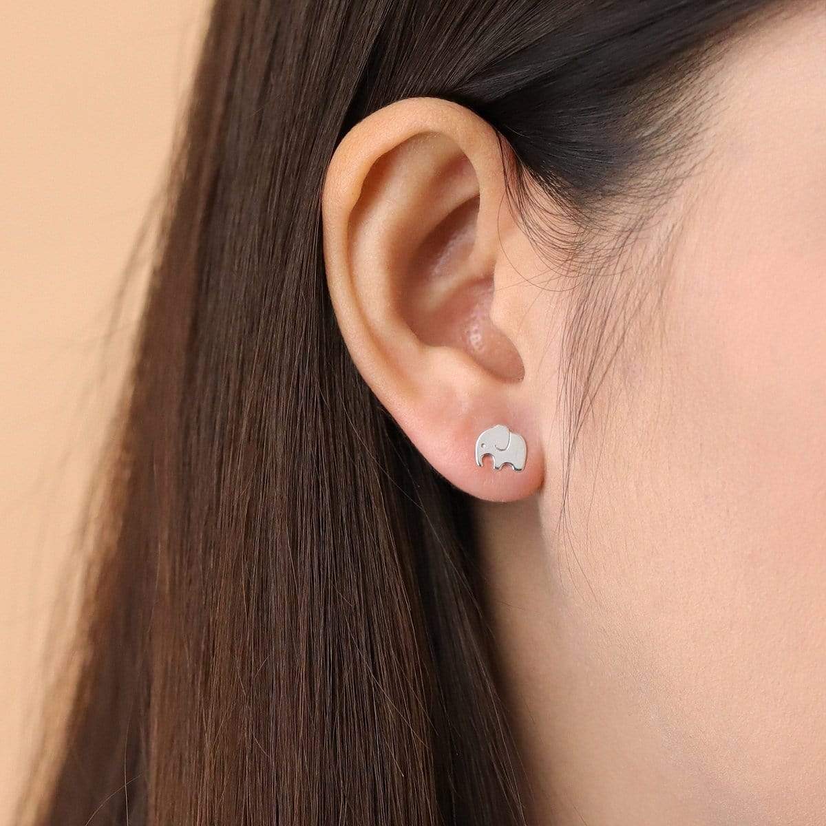 Elephant Stud Earrings - Cute Animal Jewelry for Women, Girls | Perfect Gift for Birthday, Party & Everyday Wear