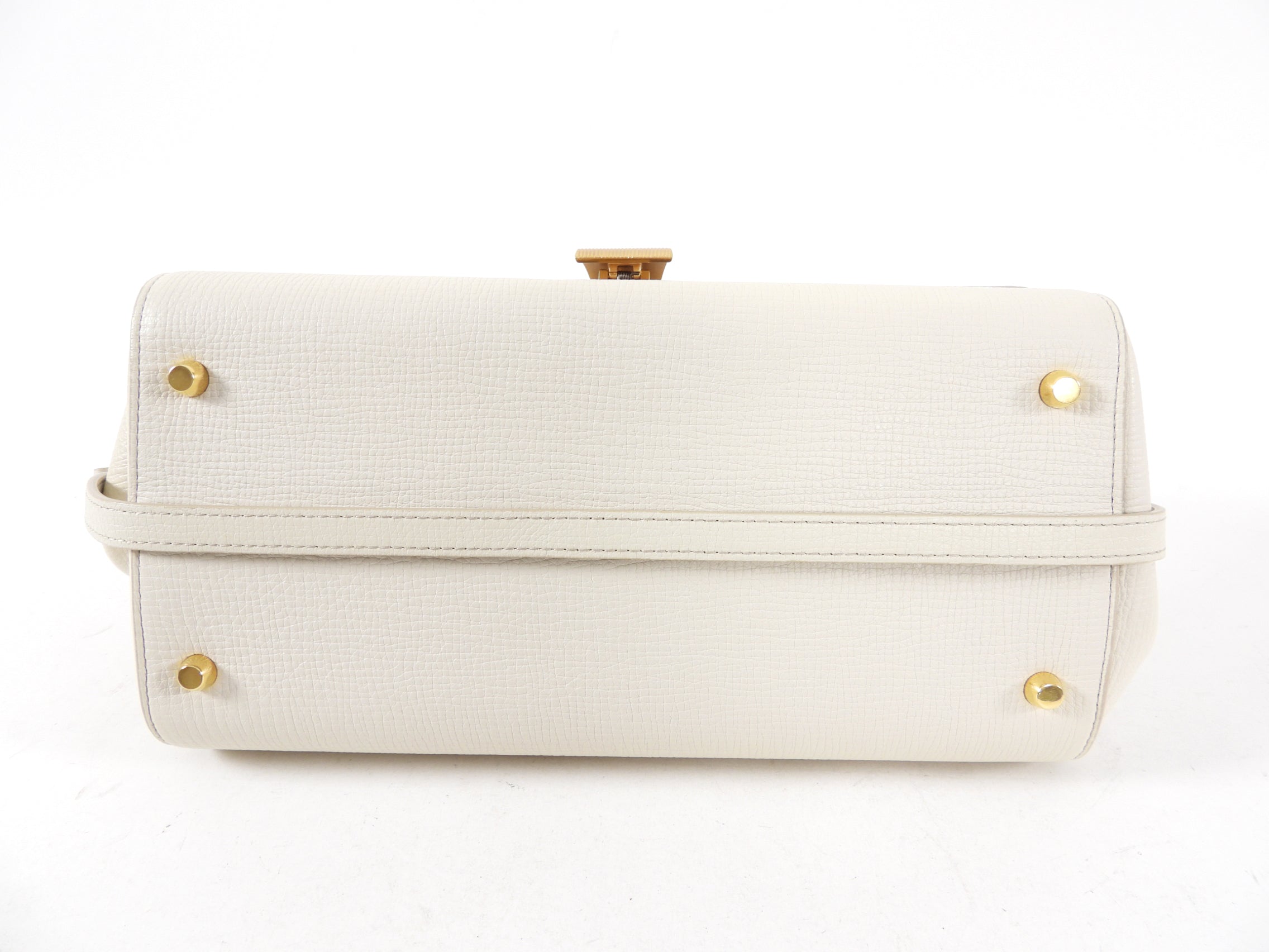 Bottega Veneta Ivory Grained Leather The Angle Bag - Luxury Designer Crossbody Purse for Women, Elegant Everyday Handbag for Work, Date Night & Special Occasions