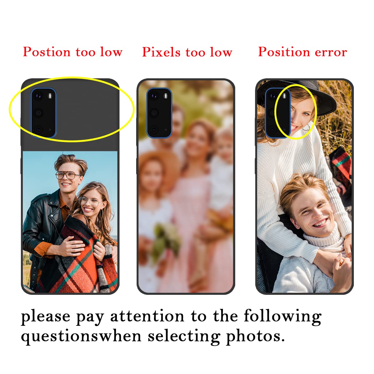 Custom Personalized Photo & Text Name Phone Case for Samsung Galaxy S20 - Anti-Scratch Soft TPU Protective Cover (Black) - Perfect for Gifts, Daily Protection & Style Expression