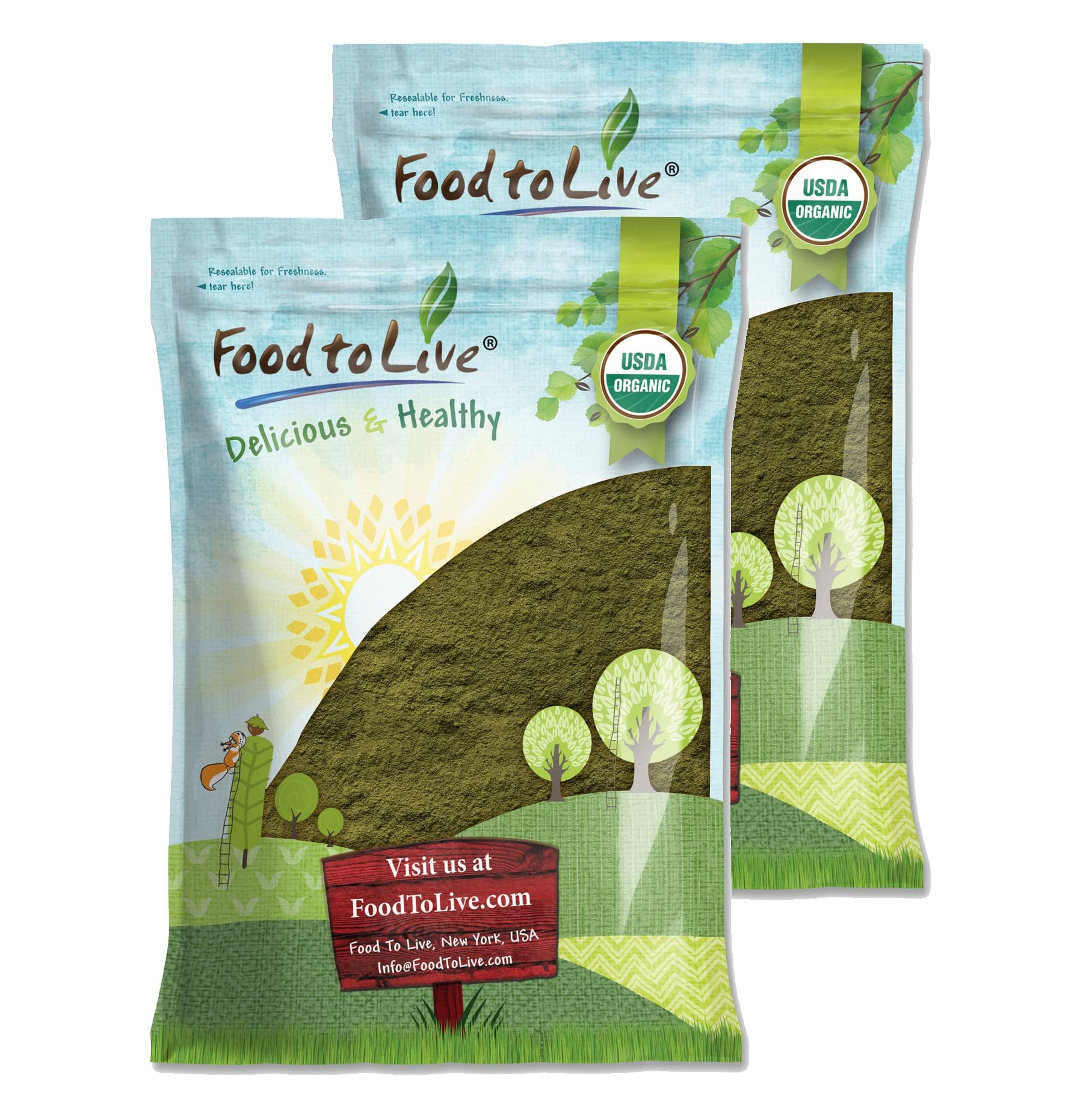 Organic Spinach Powder 16 lbs - Non-GMO, Vegan, Kosher, Dehydrated Spinach Leaves | Rich in Fiber, Vitamin A & Iron | Perfect for Smoothies, Baking, Yogurt, Oatmeal & Healthy Recipes