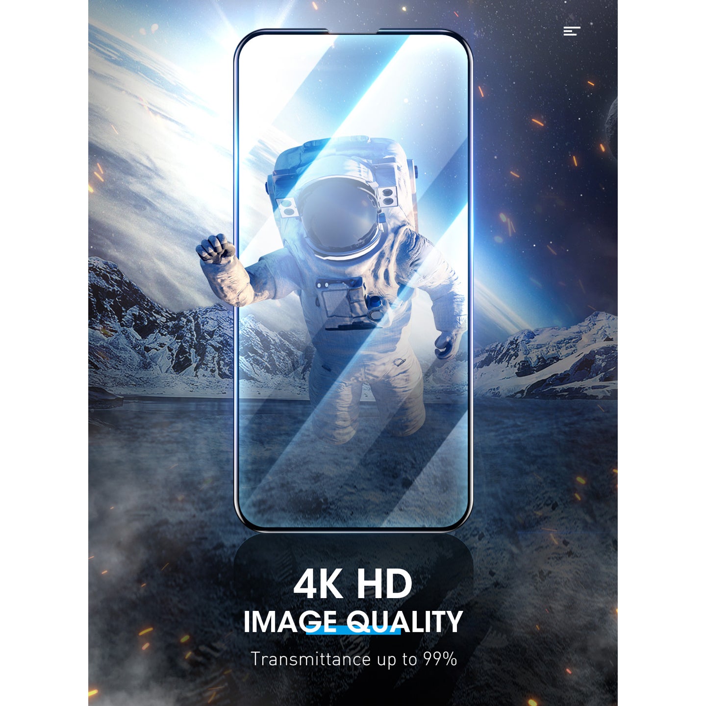 iPhone 15 Pro Max 2.5D Tempered Glass Screen Protector - 9H Hardness, HD Clear, Anti-Scratch, Bubble-Free - Perfect for Daily Use, Gaming & Outdoor Activities