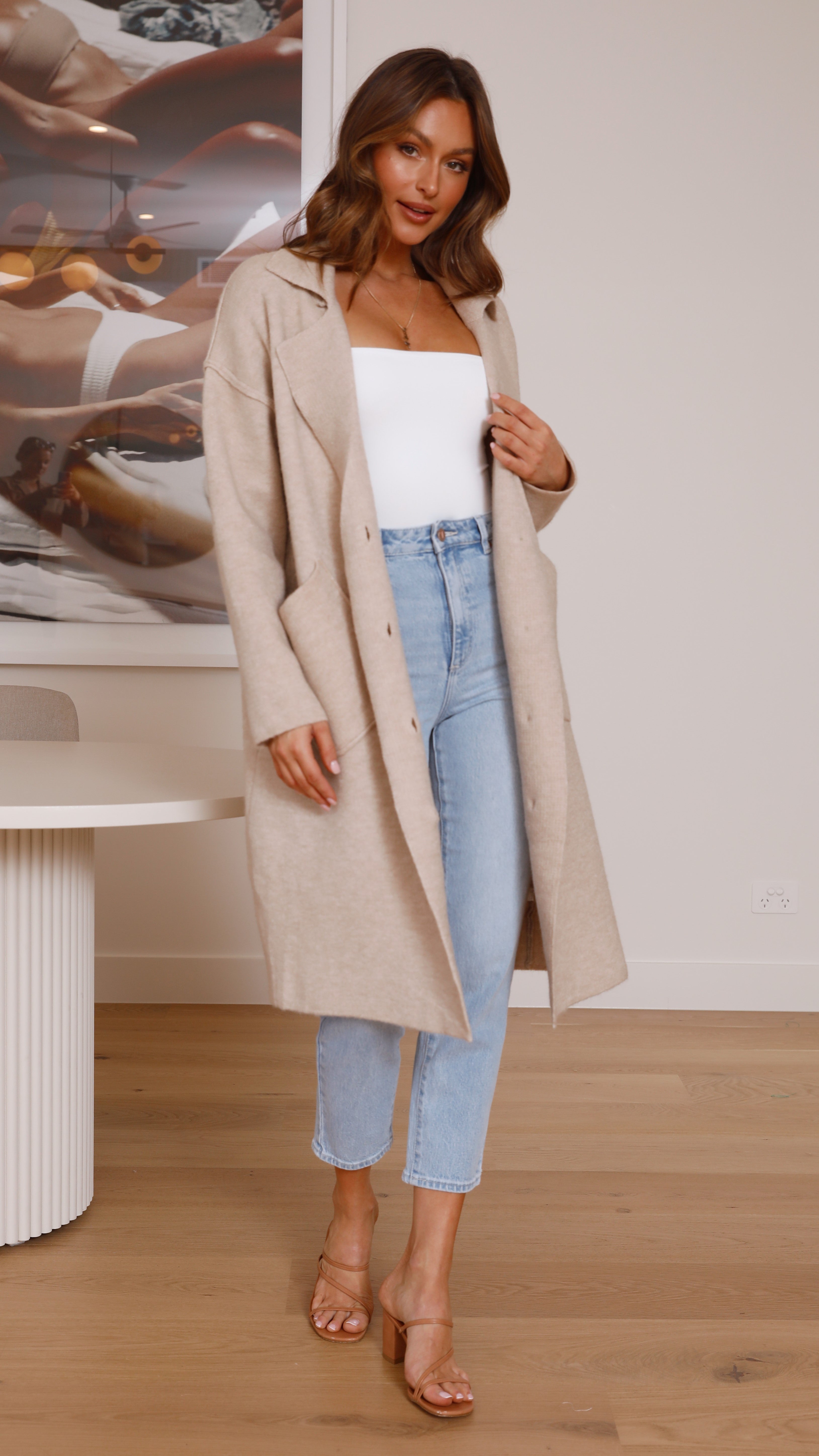 Kacela Women's Lightweight Oatmeal Jacket - Soft Casual Outerwear for Spring & Fall | Perfect for Daily Wear, Travel & Outdoor Activities