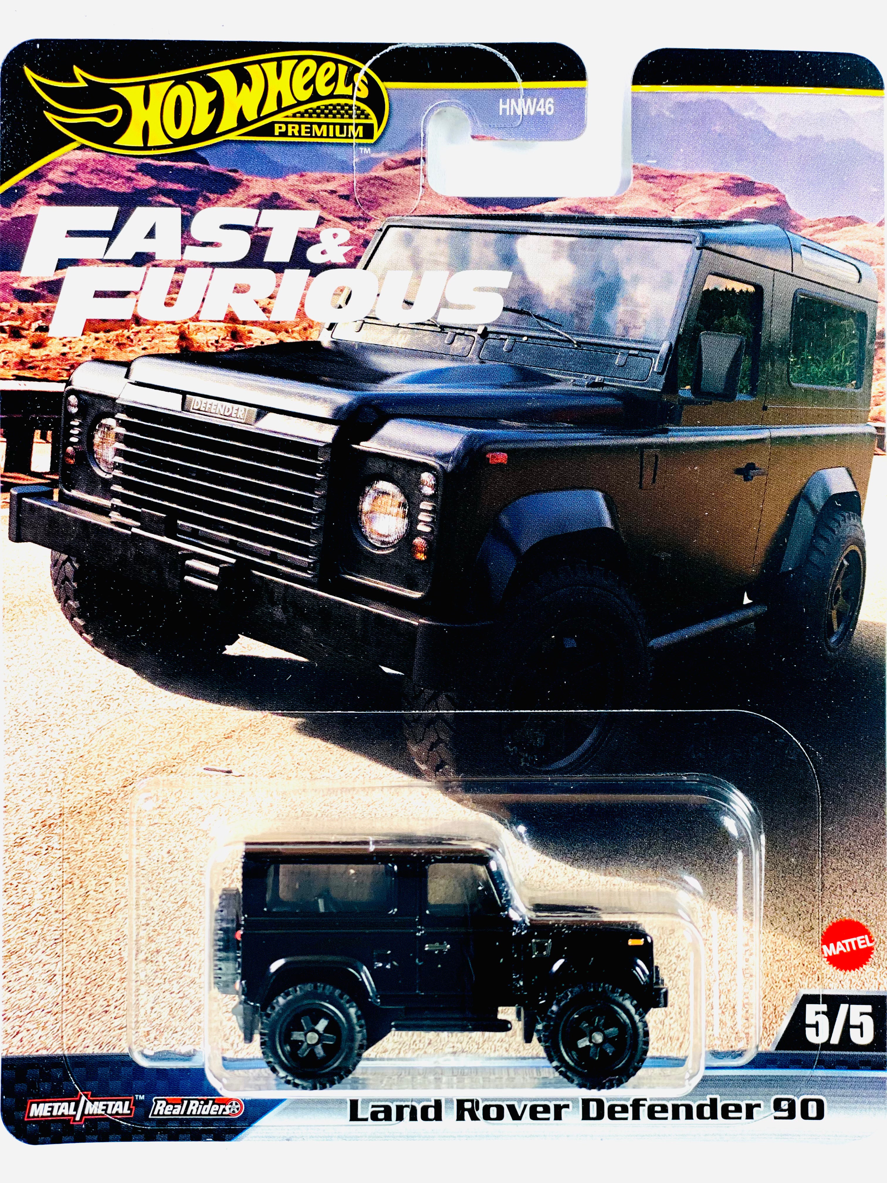 Hot Wheels 2024 Fast & Furious Case G Land Rover Defender 90 Die-Cast Car Toy - Collectible 1:64 Scale Model for Kids & Adults - Perfect for Movie Fans, Car Enthusiasts & Gift Giving