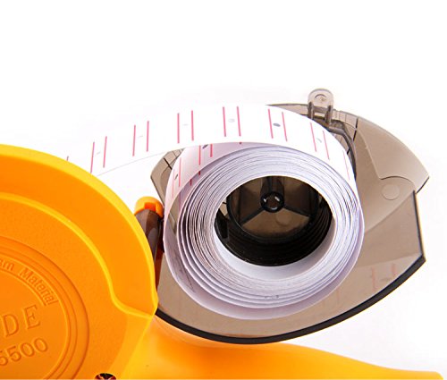 Gracetop MX5500 8-Digit Commercial Labeling Gun with 1 Roll of Labels & 1 Ink Refill (Yellow) - Perfect for Retail Price Tagging, Inventory Management & Warehouse Organization