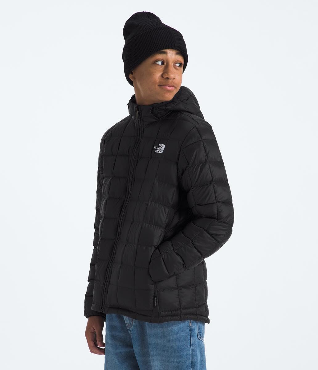 The North Face Boys' Thermoball Hooded Jacket - Lightweight Insulated Winter Jacket for Kids (Little Big Kid) - Perfect for Outdoor Activities, School & Cold Weather Adventures