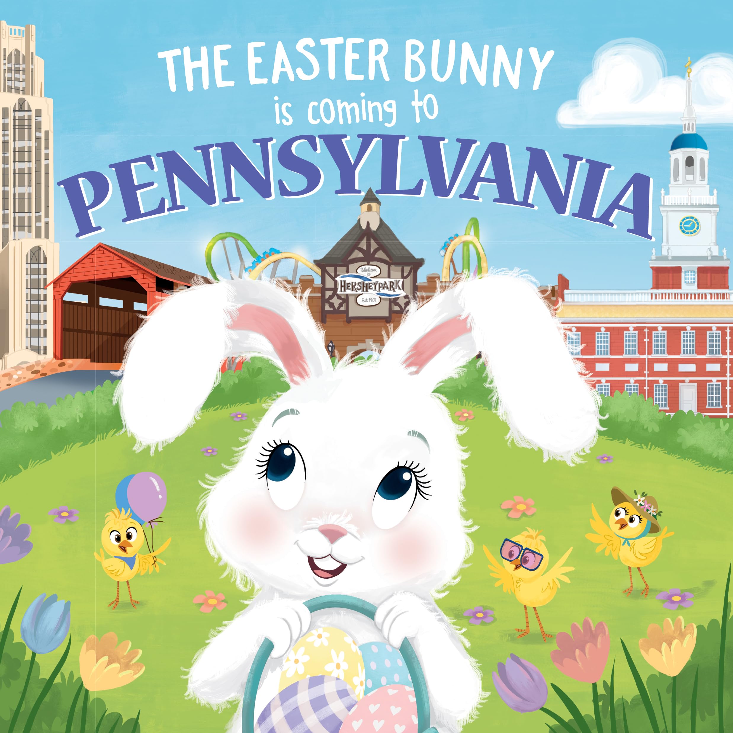 Easter Bunny Comes to Pennsylvania - Sweet Spring Adventure Book for Toddlers & Kids | Easter Basket Stuffers, Gifts for Children | Perfect for Easter Celebrations & Bedtime Stories