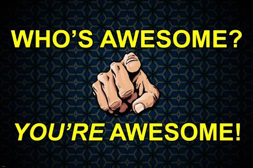 24x36 AWESOMENESS Motivational Posters - Funny & Inspirational Wall Art for Office, Classroom, or Home Decor - Boost Productivity & Positivity