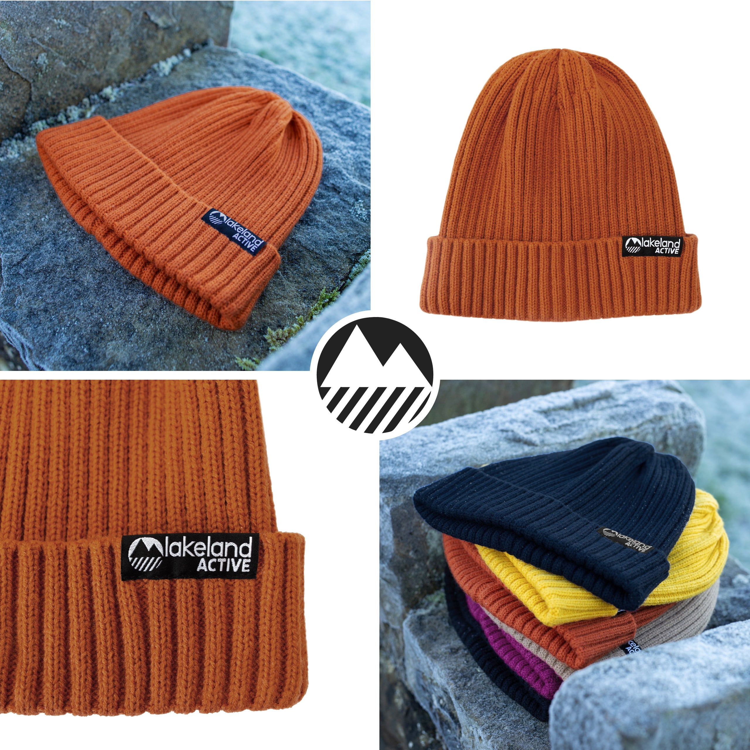 Birkett Ribbed Knit Beanie Hat for Men & Women - Soft Winter Warm Hat in Earth Tones - Perfect for Outdoor Activities, Skiing, and Casual Wear