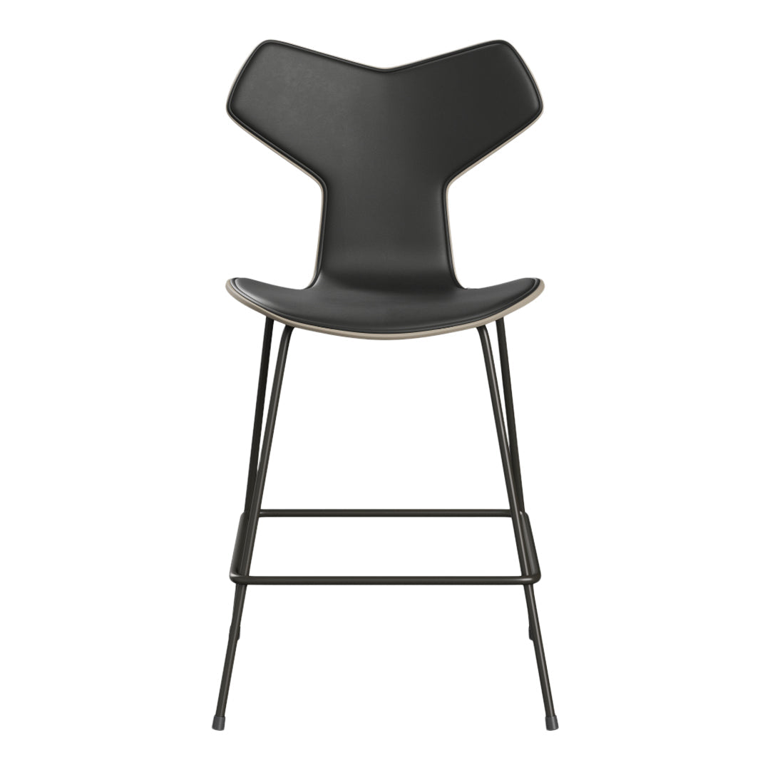 Grand Prix Counter Chair 3138 - Colored Ash Wood with Front Upholstery - Perfect for Kitchen Islands, Breakfast Bars & Modern Dining Areas