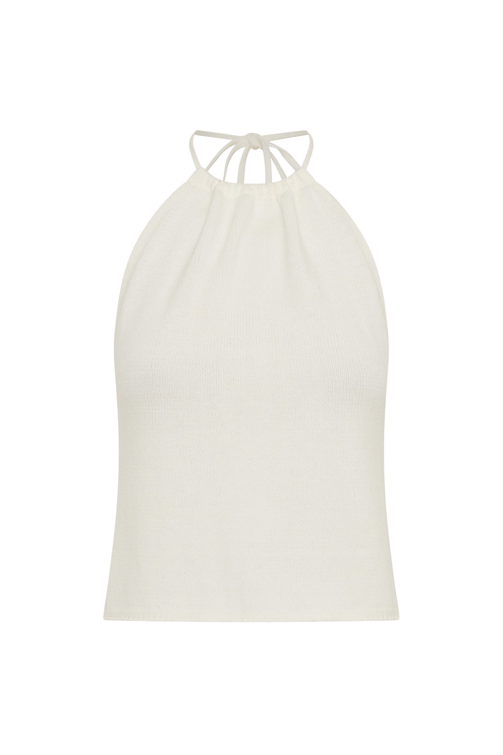 The Orna White Halter Top - Stylish Women's Summer Fashion for Beach, Party & Casual Wear