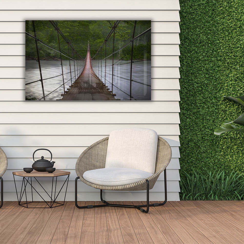 The Bridge - Premium Handcrafted Wooden Footbridge for Gardens, Yards & Landscapes | Perfect for Outdoor Decor, Pathways & Water Features