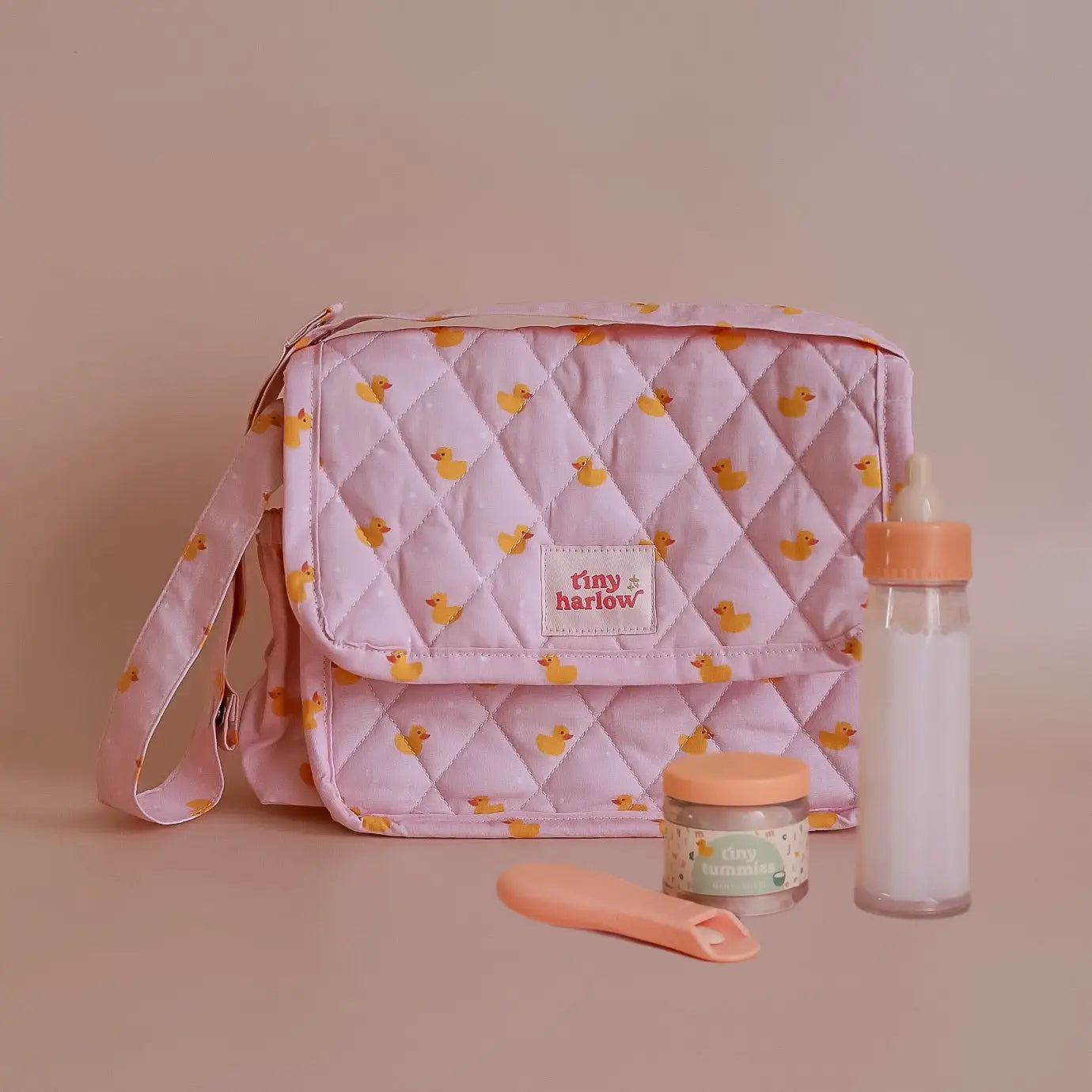 Tiny Nurturers Doll Accessory Set - Pink Ducky Toy for Kids | Perfect for Pretend Play, Tea Parties & Role-Playing Games