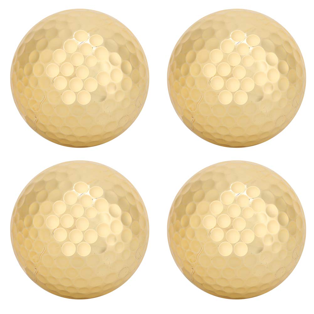Premium Double Layer Gold Plated Sports Balls - High Resilience Training Balls for Baseball, Basketball & Football Practice | Perfect Gift for Athletes & Coaches | Ideal for Gym, Backyard & Team Training