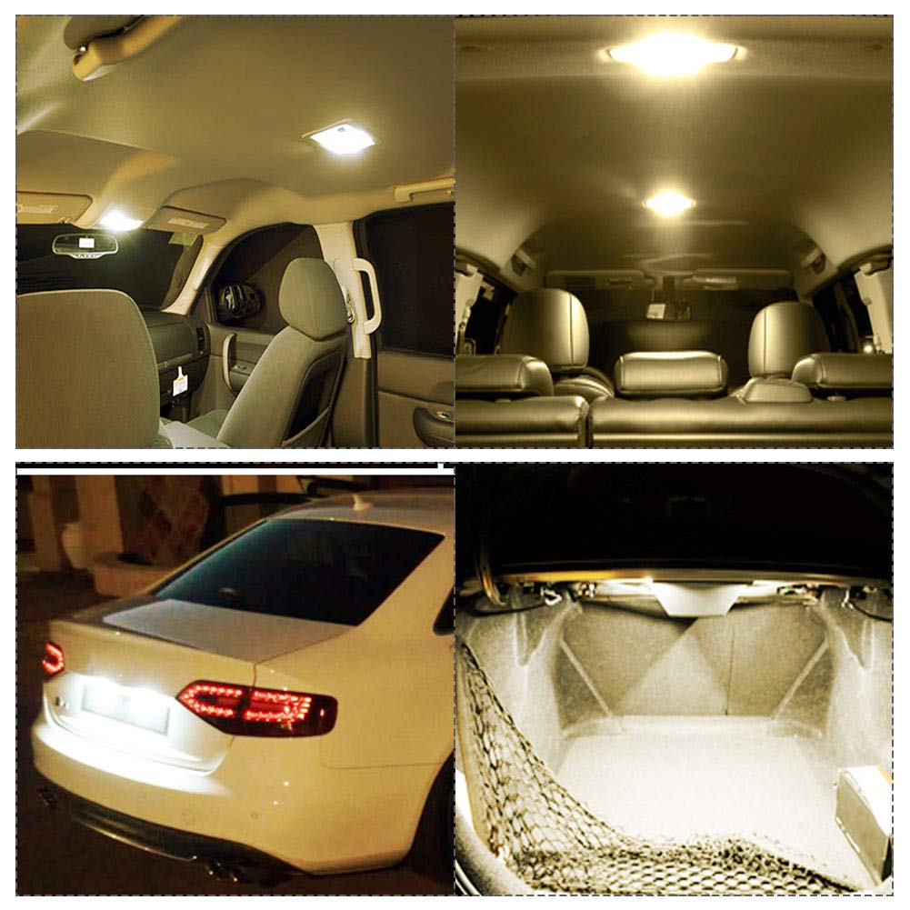 YITAMOTOR 921 RV Interior LED Light Bulbs - 20-Pack Super Bright T10 912 194 LED Bulbs for RV, Camper, Car Dome, Map, Door, License Plate, Trailer Backup & Reverse Lights - Warm White 42-SMD - Perfect for Night Driving and Interior Lighting Upgrades
