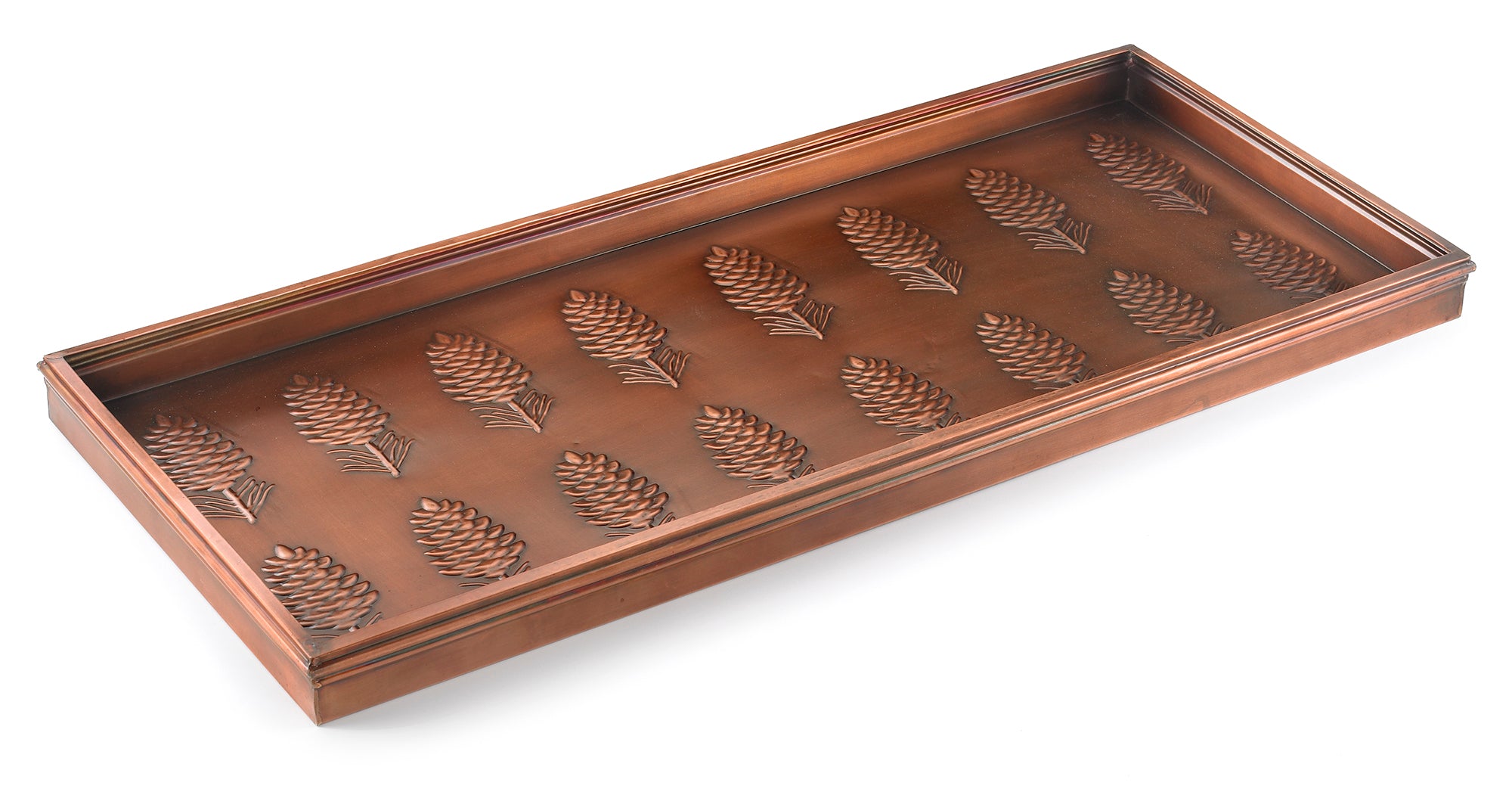 Natural Pine Cones Boot Tray - Rustic Waterproof Shoe Mat for Entryway, Mudroom & Outdoor Use - Multi-Purpose Durable Drying Rack for Wet Shoes & Boots - Perfect for Home, Cabin & Farmhouse Decor