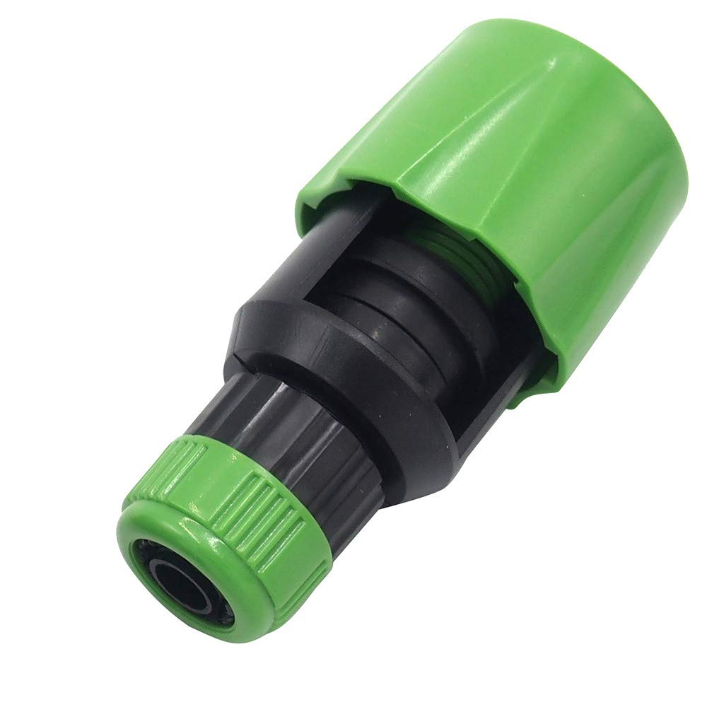 SobeiKre Universal Water Hose Adapter - 100 Ft Green Garden Hose Connector for Kitchen, Patio, Lawn & Outdoor Use | Perfect for Watering Plants, Washing Cars & Cleaning Outdoor Spaces