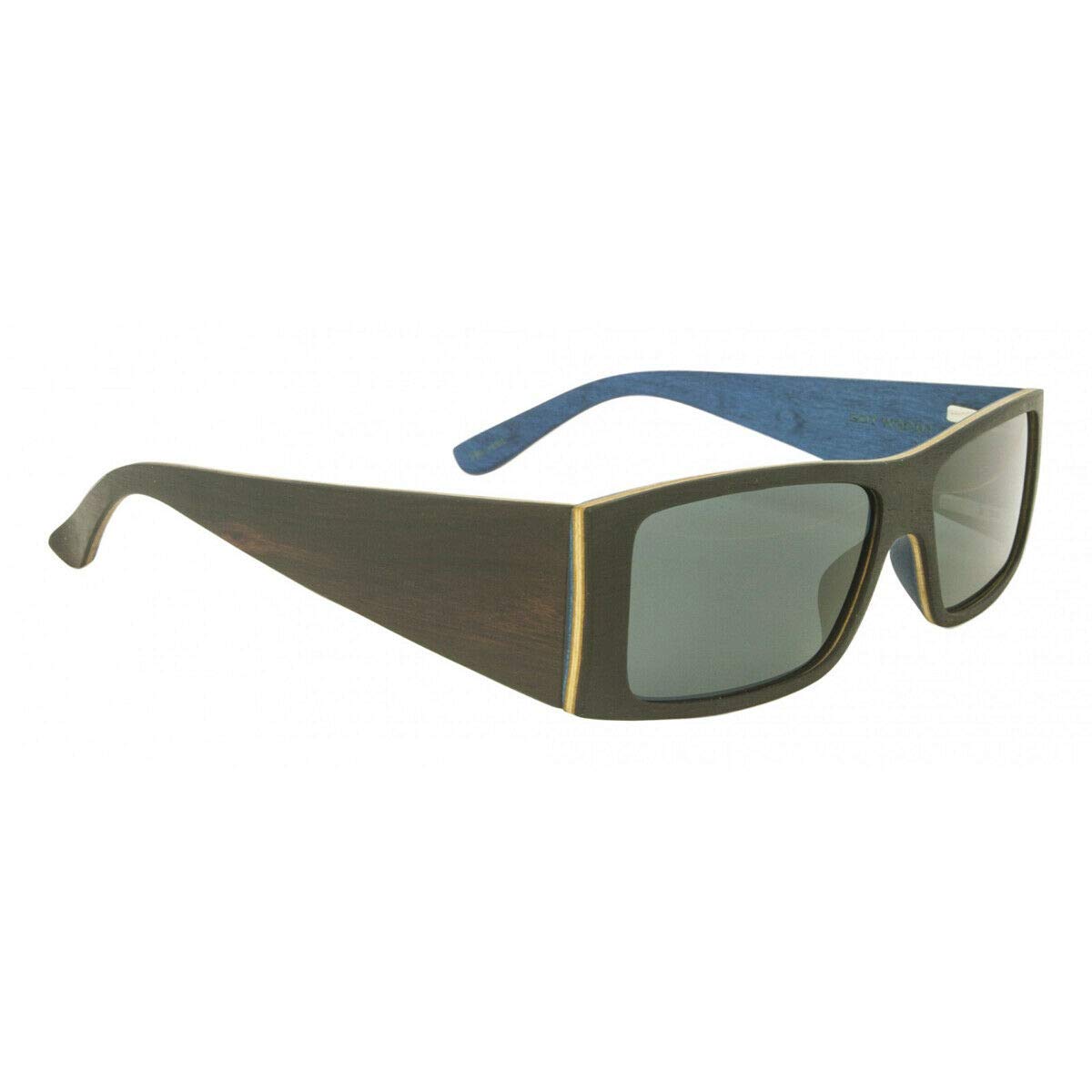 Black Flys Wood Detector Polarized Sunglasses for Men & Women - UV Protection, Blue Lens, Stylish Outdoor Shades - Perfect for Fishing, Driving, Beach & Hiking