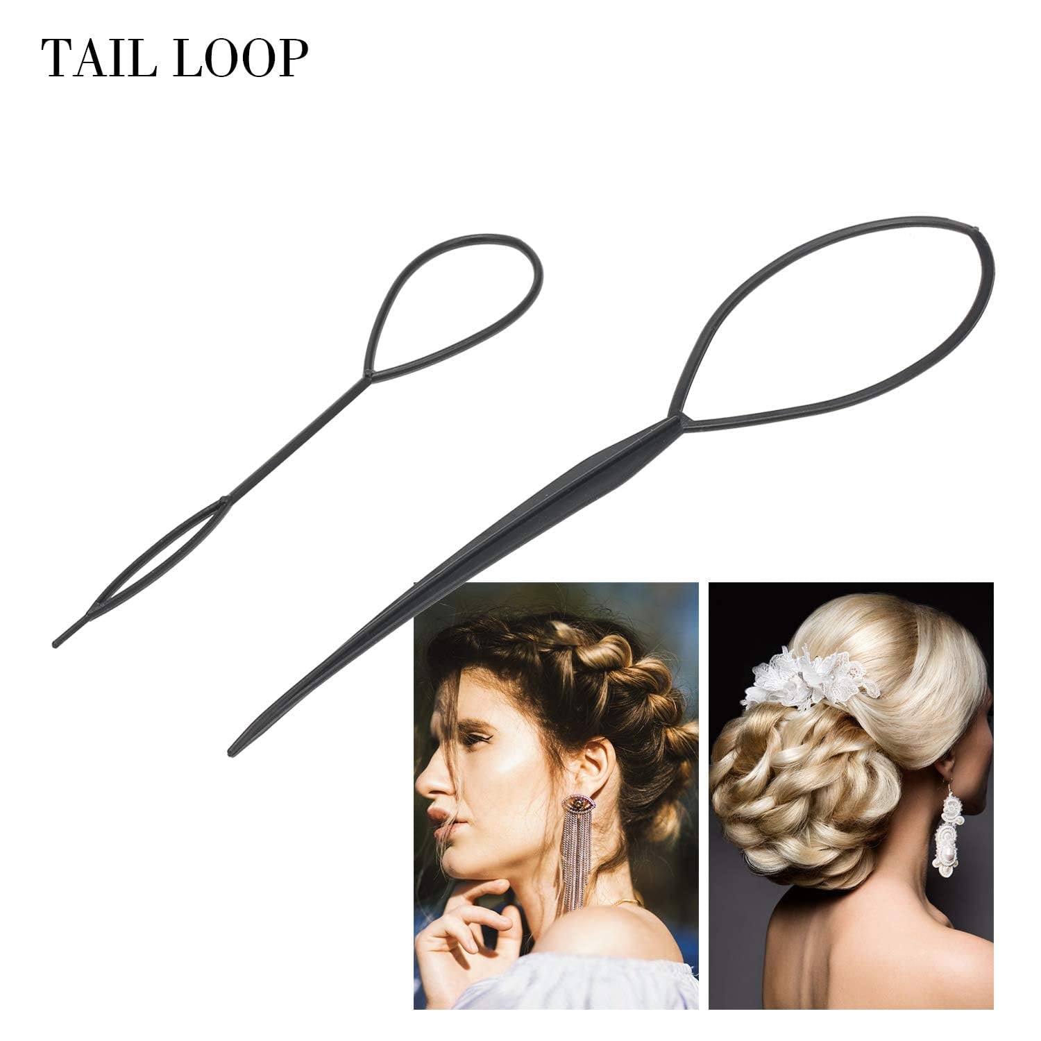 Professional Hair Styling Kit - Bun Maker, Spiral Hair Ties, Side Comb & Hair Pins for Braiding & Updos | Perfect for Weddings, Parties & Daily Styling