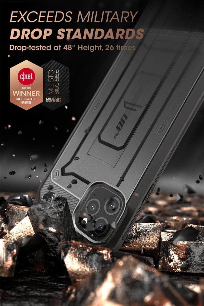 iPhone 11 Pro Case, Supcase UB Pro Full Body Rugged Holster Cover with Screen Protector - Shockproof Protective Phone Cover for Outdoor, Work & Daily Use