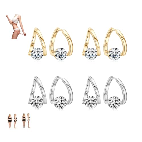 L:4Pairs silver