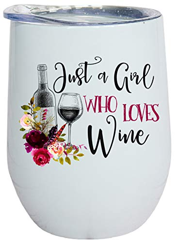 Insulated Wine Tumbler for Women - Stainless Steel Leakproof Wine Glass with Lid - Perfect for Outdoor Picnics, Parties & Travel