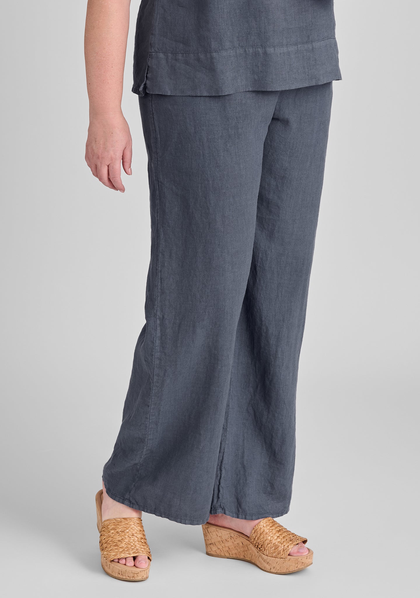 Flat Iron Pant - Linen Drawstring Pants for Women | Comfortable Casual Lounge Pants | Perfect for Yoga, Travel & Home Wear