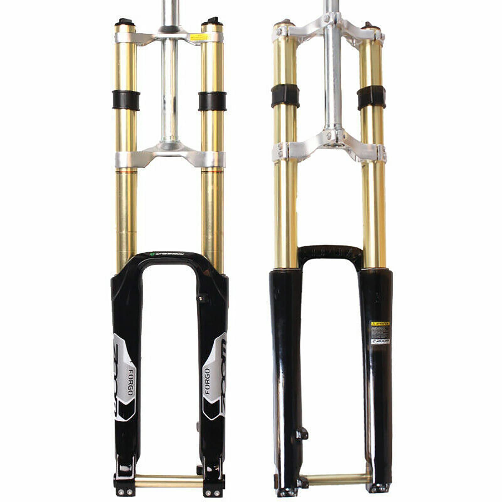 BUCKLOS 26 27.5 29 Inch MTB Bike Suspension Fork - 180mm Travel Magnesium Alloy Downhill Fork with 20mm Axle & 1-1/8