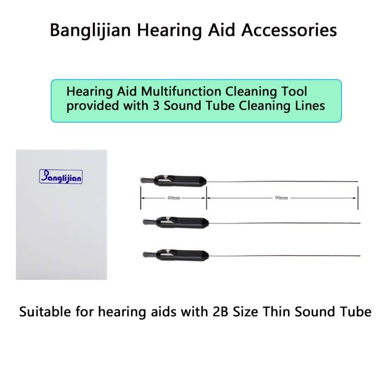 Banglijian Hearing Amplifier Cleaning Tool Kit - Essential Accessories for Hearing Aid Maintenance | Perfect for Daily Cleaning & Care at Home or Travel